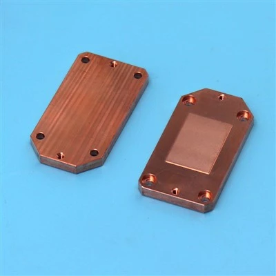 Peces d'equips òptics de coure sense oxigen mecanitzat CNC